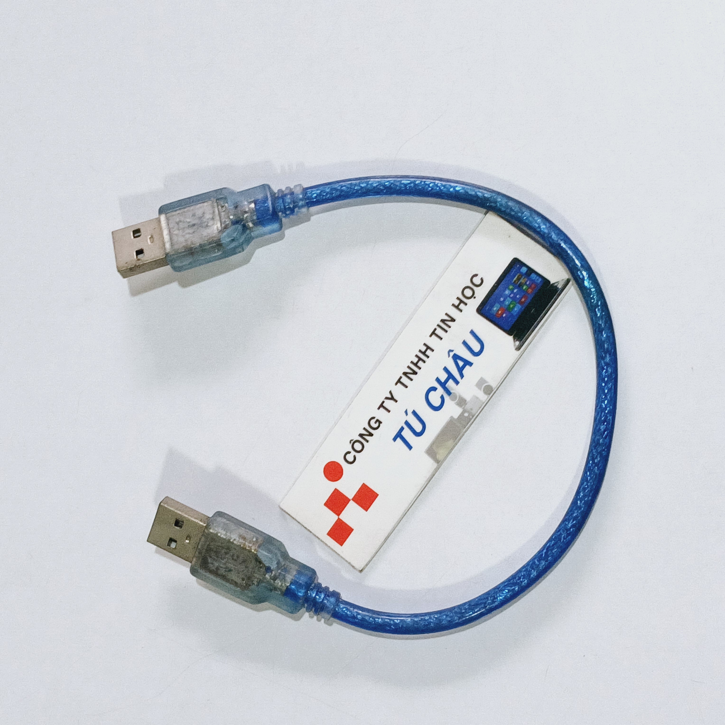 Cáp USB Link (Cáp 2 đầu USB 2.0 đực) / Cáp USB máy in 2.0 (Dài 30Cm)