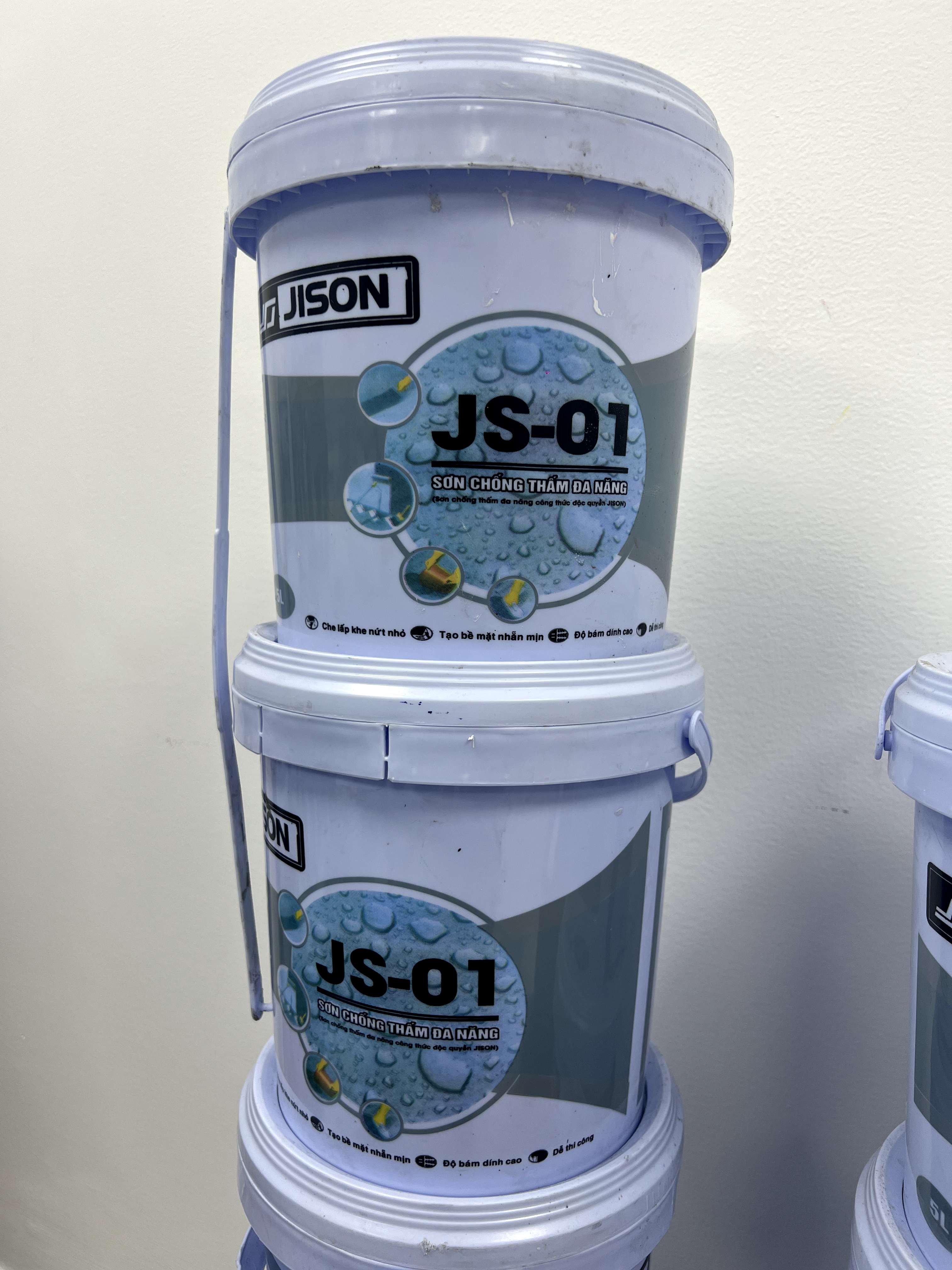 Sơn chống thấm 2 thành phần Jison JS-1 Cao Cấp lon 1kg