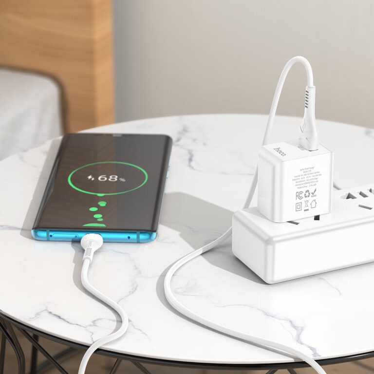 Bộ sạc nhanh 18W Hoco C98 cổng USB, QC3.0 cho điện thoại Android