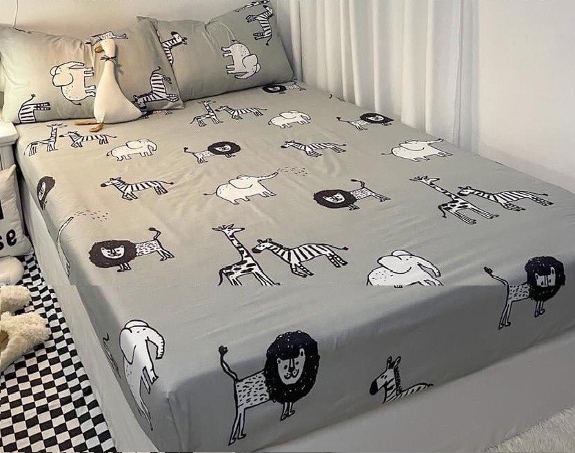 Ga chống thấm hàng chuẩn 1m6*2m CHẤT LIỆU COTTON POLY GIAO MÀU NGẪU NHIÊN NẾU CHỌN MÀU ( CHÁT VỚI SHOP )