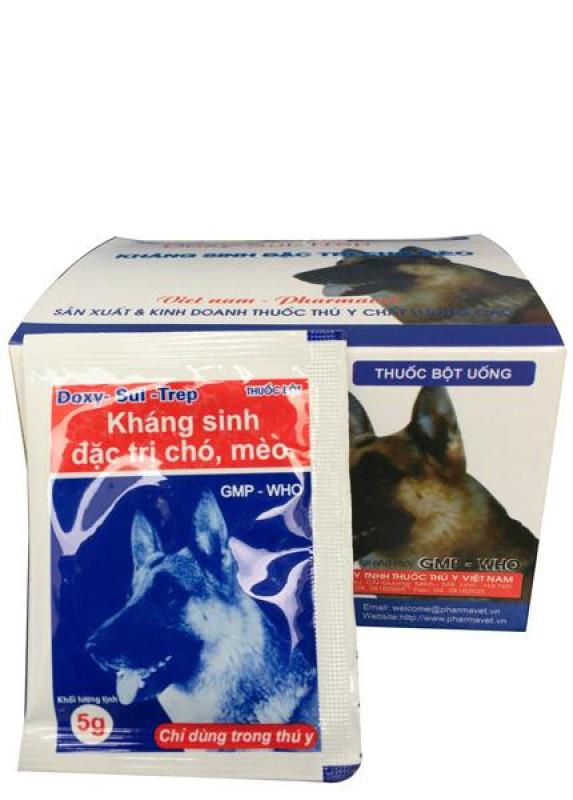 1 gói Kháng sinh đặc trị chó mèo - Doxy Sul Trep - phụ kiện thú cưng