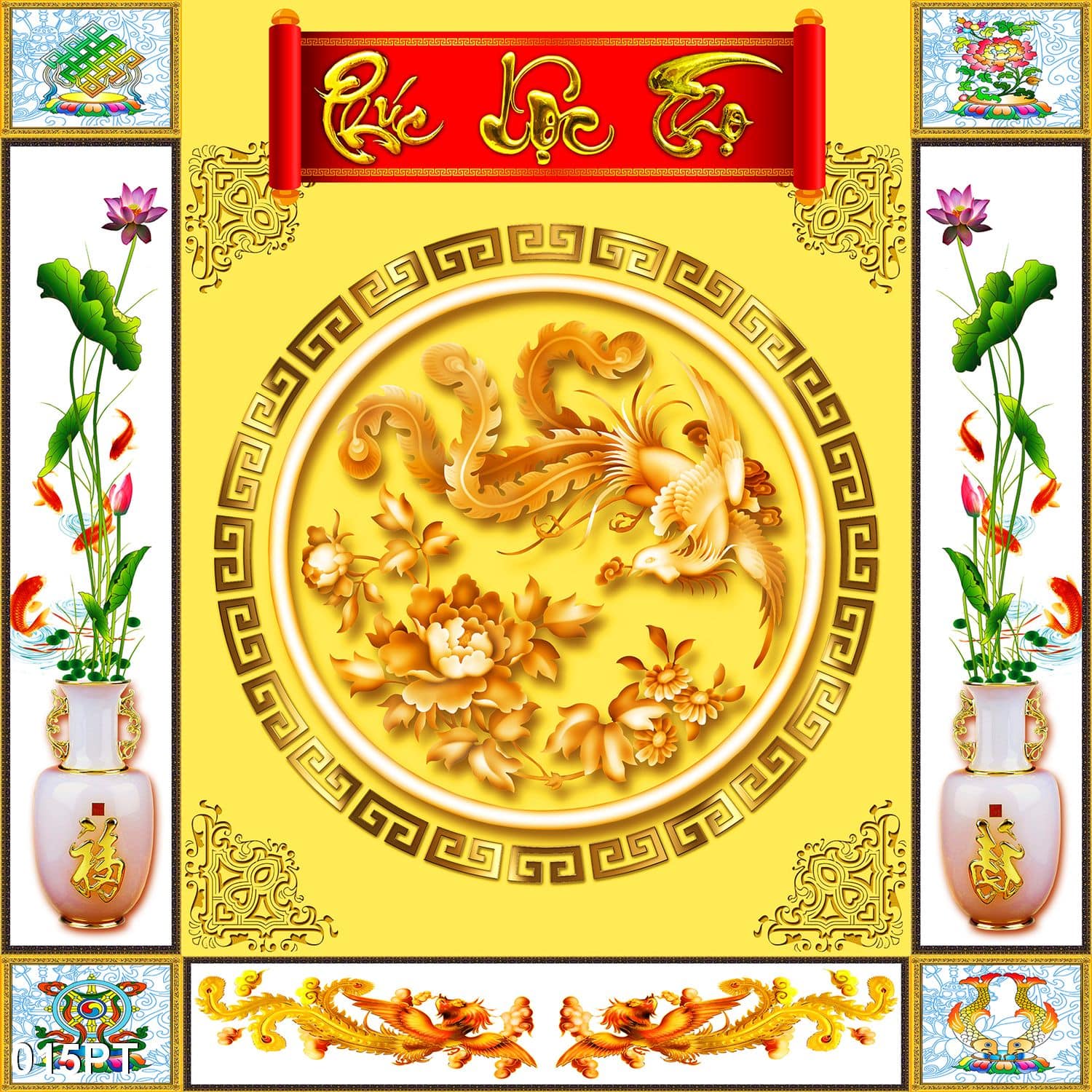 TRANH DÁN TƯỜNG 3D PHÒNG THỜ GIA TIÊN - TRANH DÁN BÀN THỜ ÔNG BÀ - TRANH MÂM QUẢ - TRANH CỬU HUYỀN - YAN SHOP