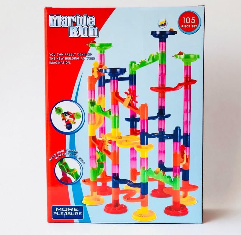 Bộ ghép tháp lăn bi Marble run Đồ chơi bi lăn mô hình cho trẻ em