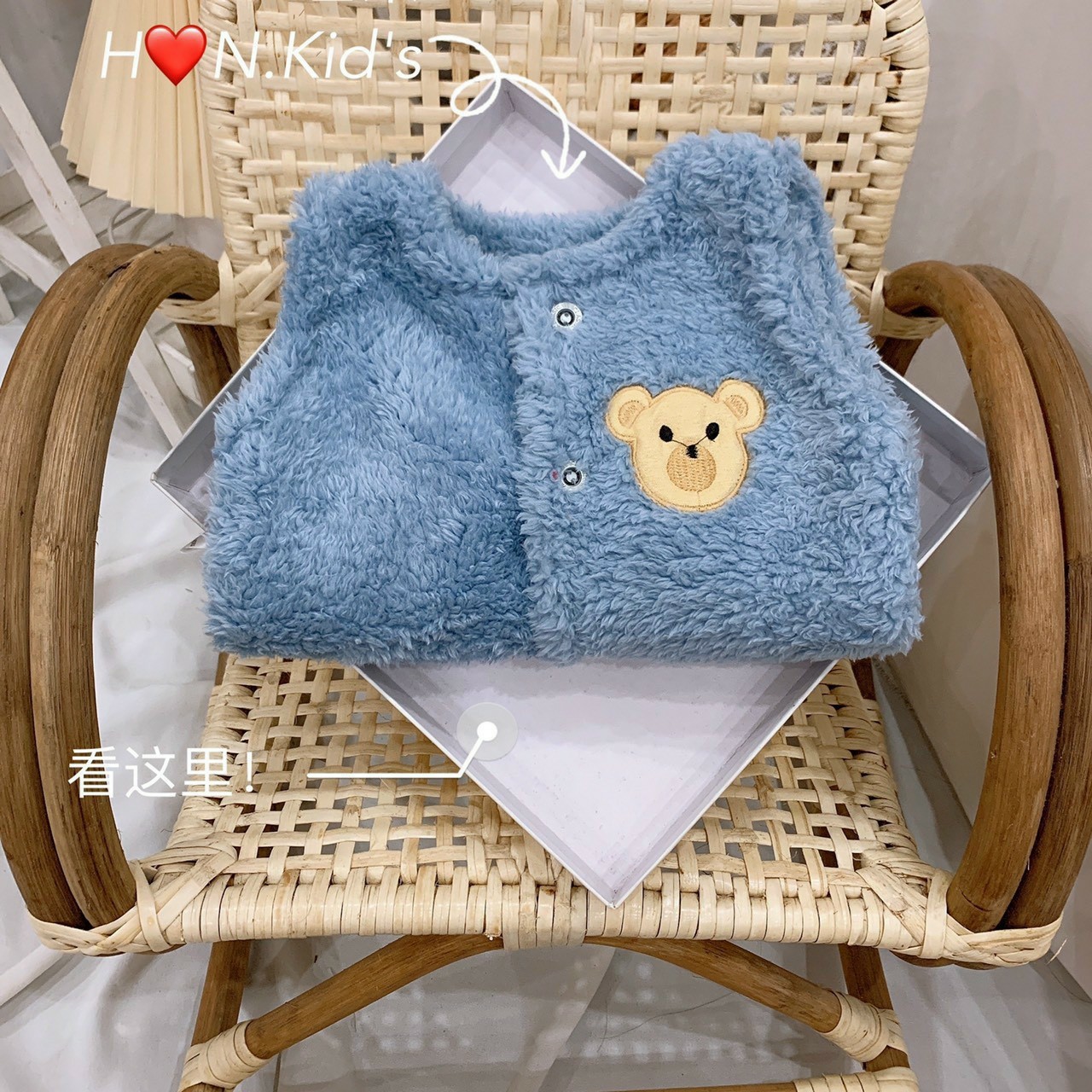 Áo gile lông cho bé , Khoác gile lông cừu HÀNG ĐẸP mềm mại cho bé trai/gái - AGL-TK0350 - (Giao màu ngẫu nhiên ) / áo ghile cho bé / ao gile cho be / áo gile bé trai / áo gile cho bé trai / áo ghi lê cho bé trai / áo gile cho bé sơ sinh