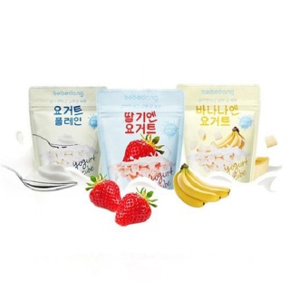 Sữa chua khô trái cây Beedang - Bánh yogurt khô Hàn Quốc - Sẵn 3 vị thumbnail