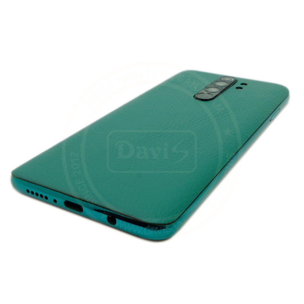 Dán da điện thoại  Redmi Note 8 Pro, làm từ da thật cao cấp - Chính hãng Davis
