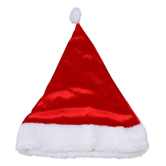 Mũ ông già Noel chất vải Nhung - Size trẻ em