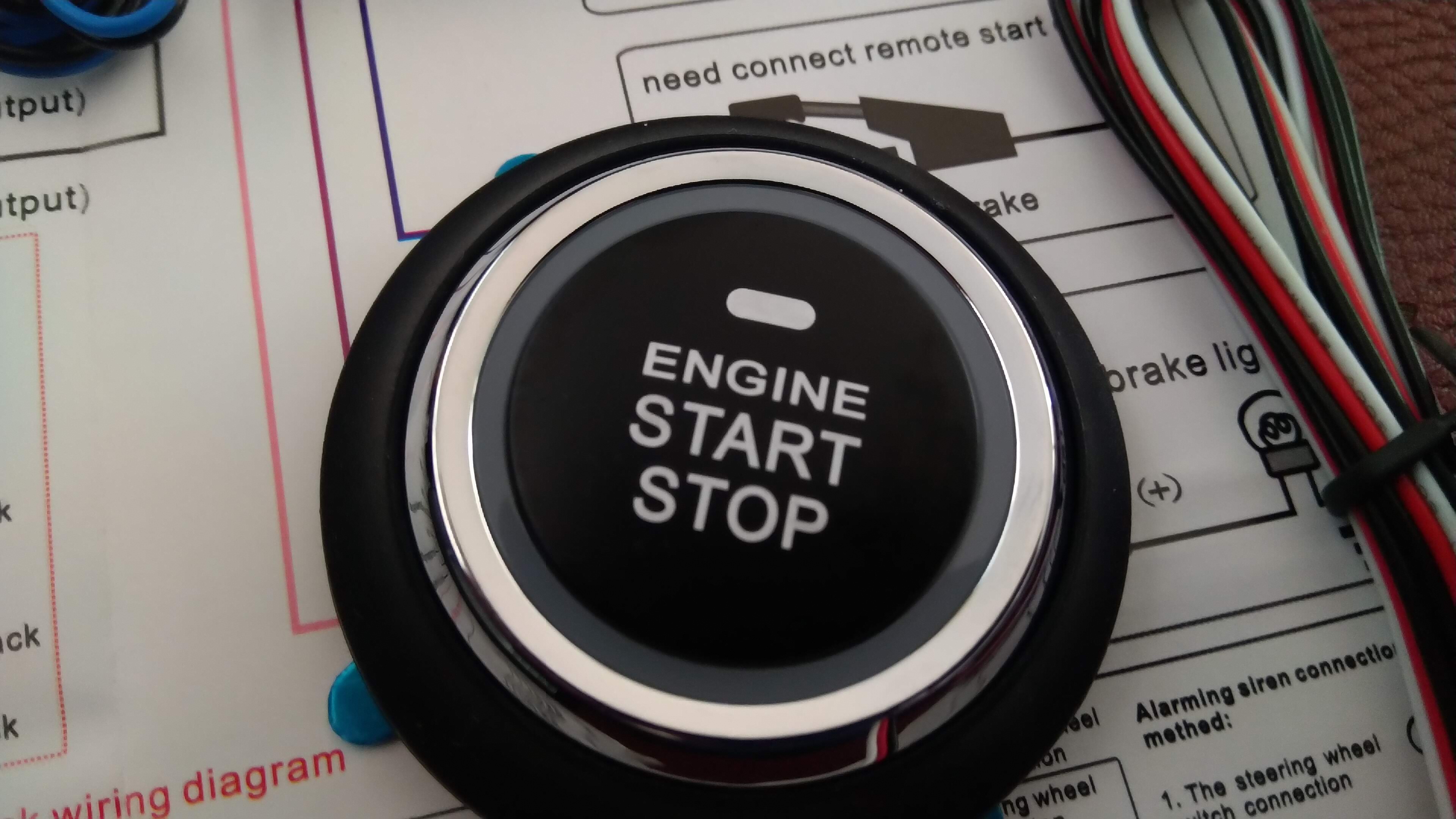 SmartKey khởi động ô tô xe hơi từ xa Start/Stop Engine 12v