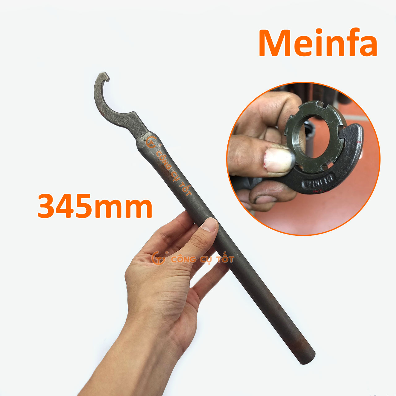 Cờ lê móc cổ xe máy Meinfa 345mm