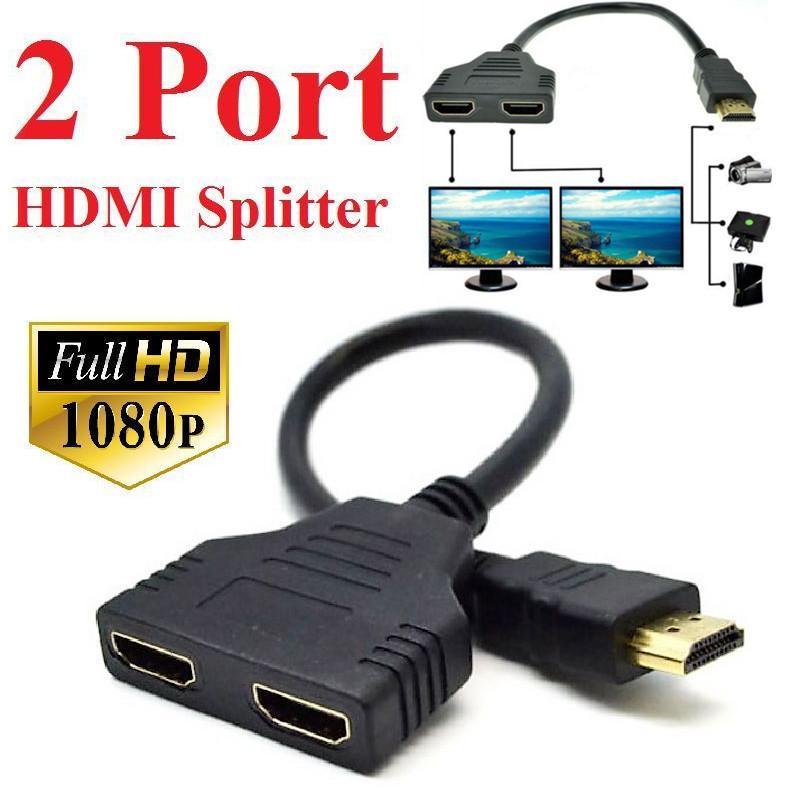 [HCM]Cáp chia HDMI 1 ra 2 FullHD