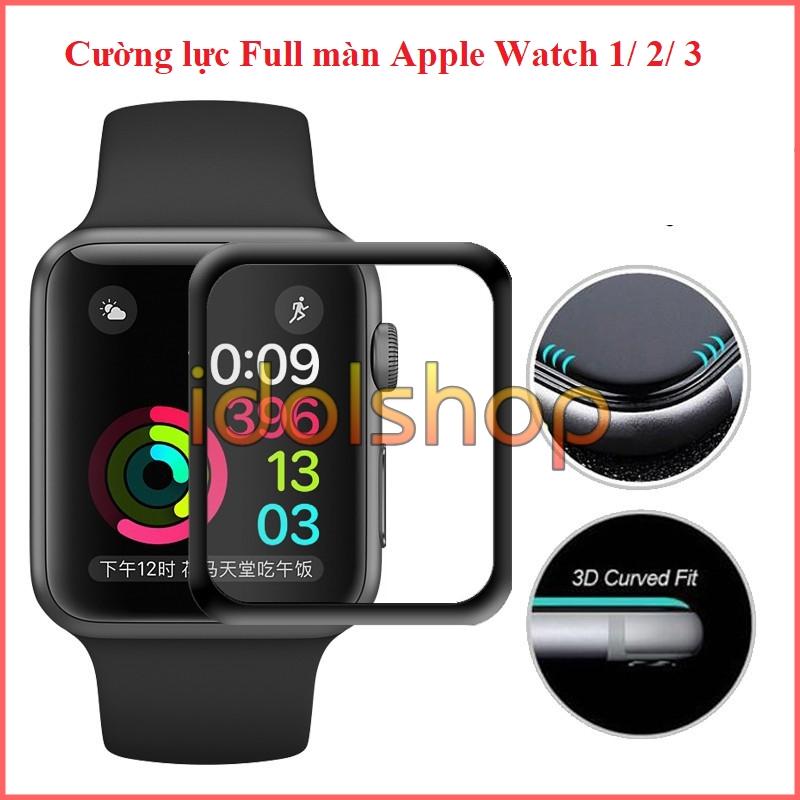 Cường lực Full màn Apple Watch 38mm - 42mm