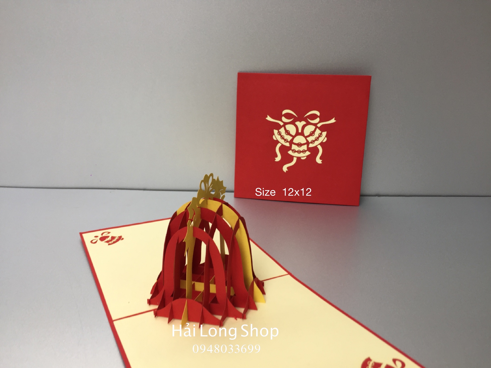 Quả Chuông - Noel - Thiệp 3D
