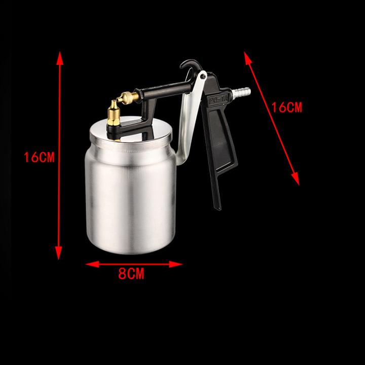 Súng phun sơn 500ml dùng máy nén khí.
