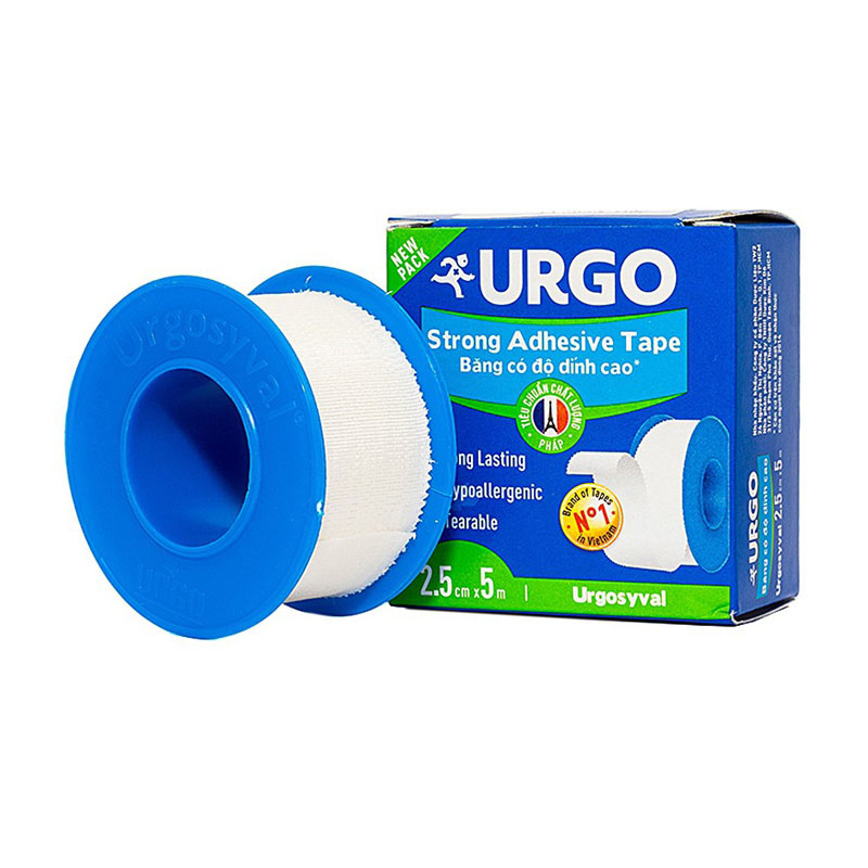 Băng keo lụa có độ dính cao Urgosyval 1.25cm x 5m