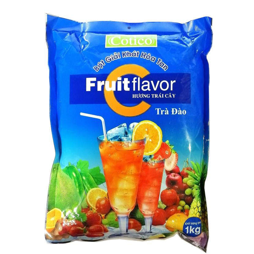 Bột giải khát hòa tan vị trà đào cotico bịch 1kg - bột hòa tan, bột cotico, bột giải khát - Gia store
