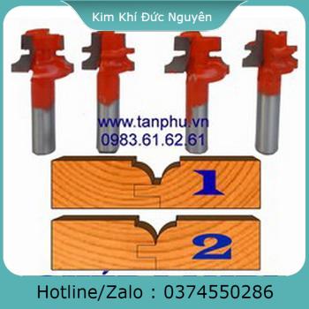 [HN]BỘ 2 MŨI PHAY GỖ GHÉP VÁN LAMRI