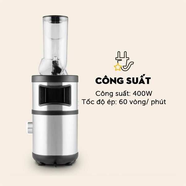 Máy ép chậm Klarstein 400W