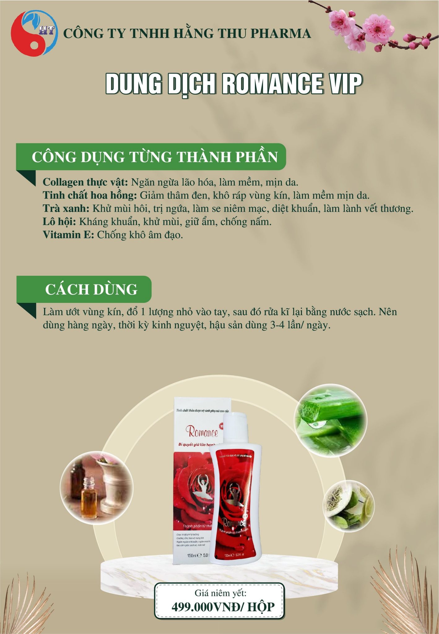 Dung dịch Romance Hằng Thu VIP
