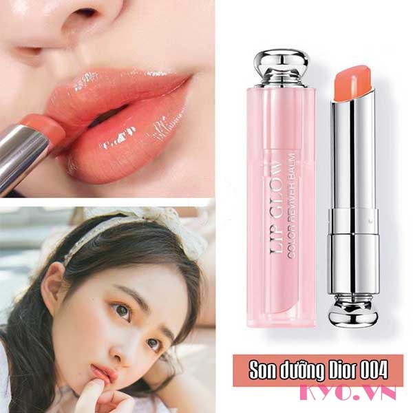 Set 2 Son Dưỡng Môi Dior 001, 004 Full Size
