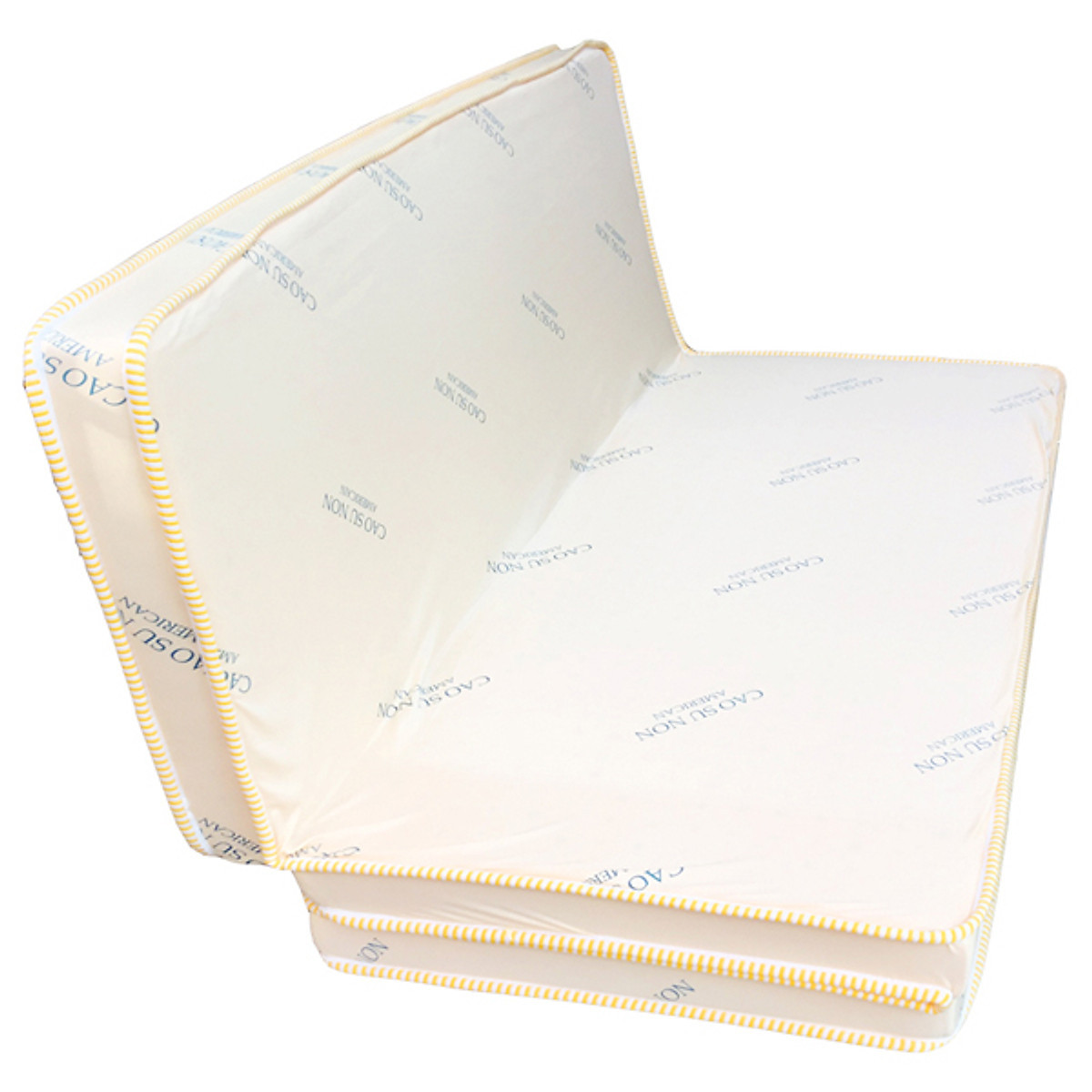 [NỆM GẤP 3 CAO 10cm] Nệm Cao Su Non AMERICAN Cao Cấp_Đủ Kích Thước BẢO HÀNH 15 NĂM