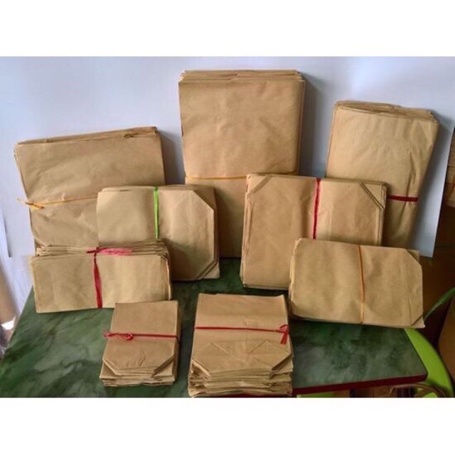 100 túi xi măng 0,5 kích thước 12x16 cm.