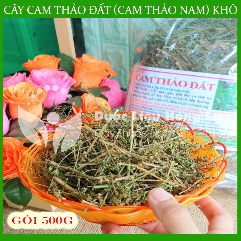 Dược liệu cây cam thảo đất khô sạch đóng gói 500gram