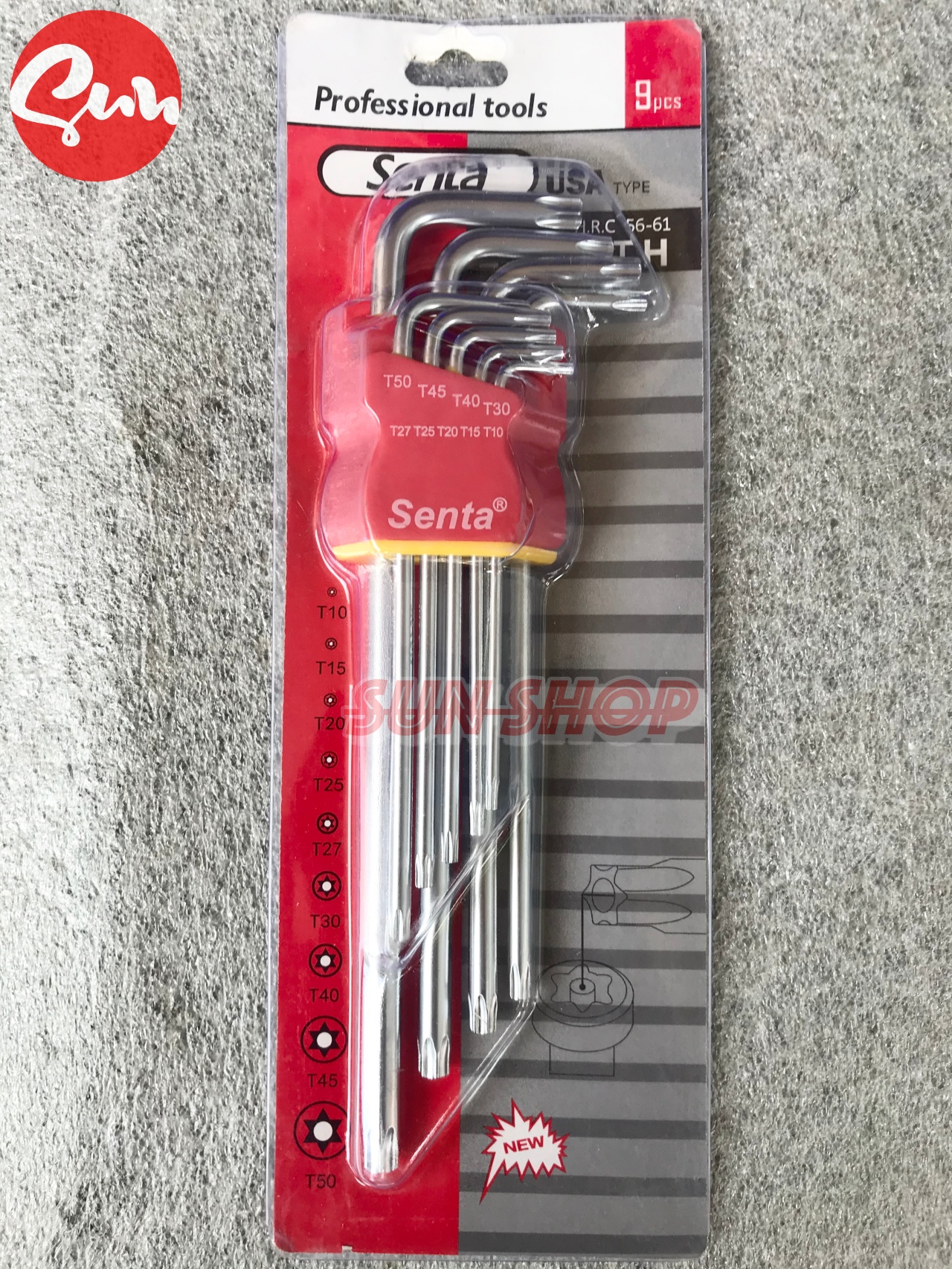 LỤC GIÁC BÔNG BỘ 9 CÁI CAO CẤP