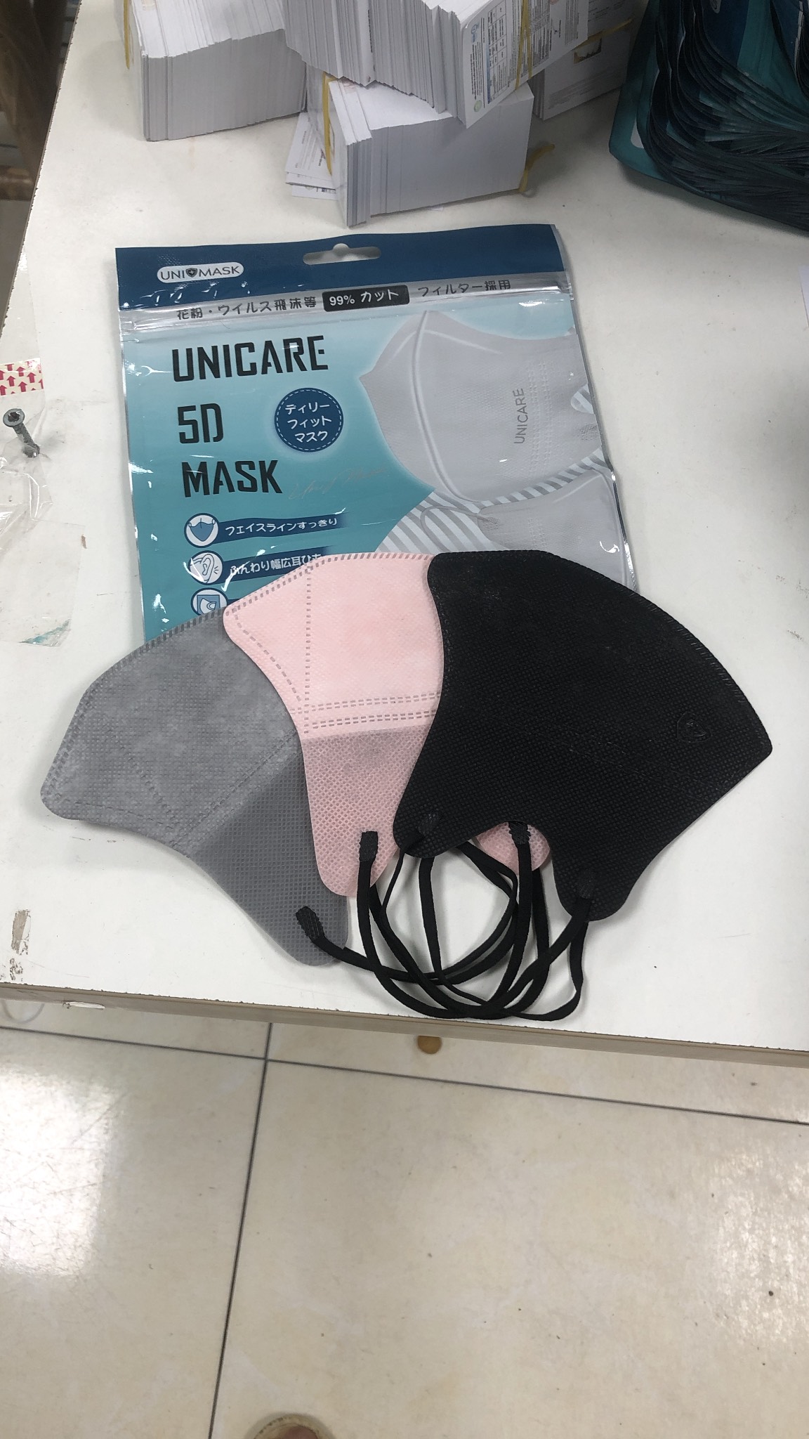 Combo 100c Khẩu Trang 5D CHÍNH HÃNG UNIMASK