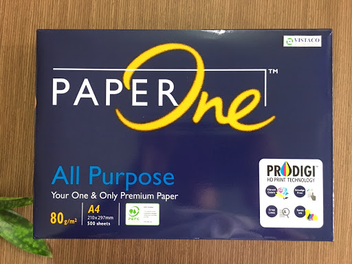 Giấy Paper one 80gsm A4 500 tờ [1 Ram Giấy in, giấy photo A4 Paper one ĐL 80/gsm]