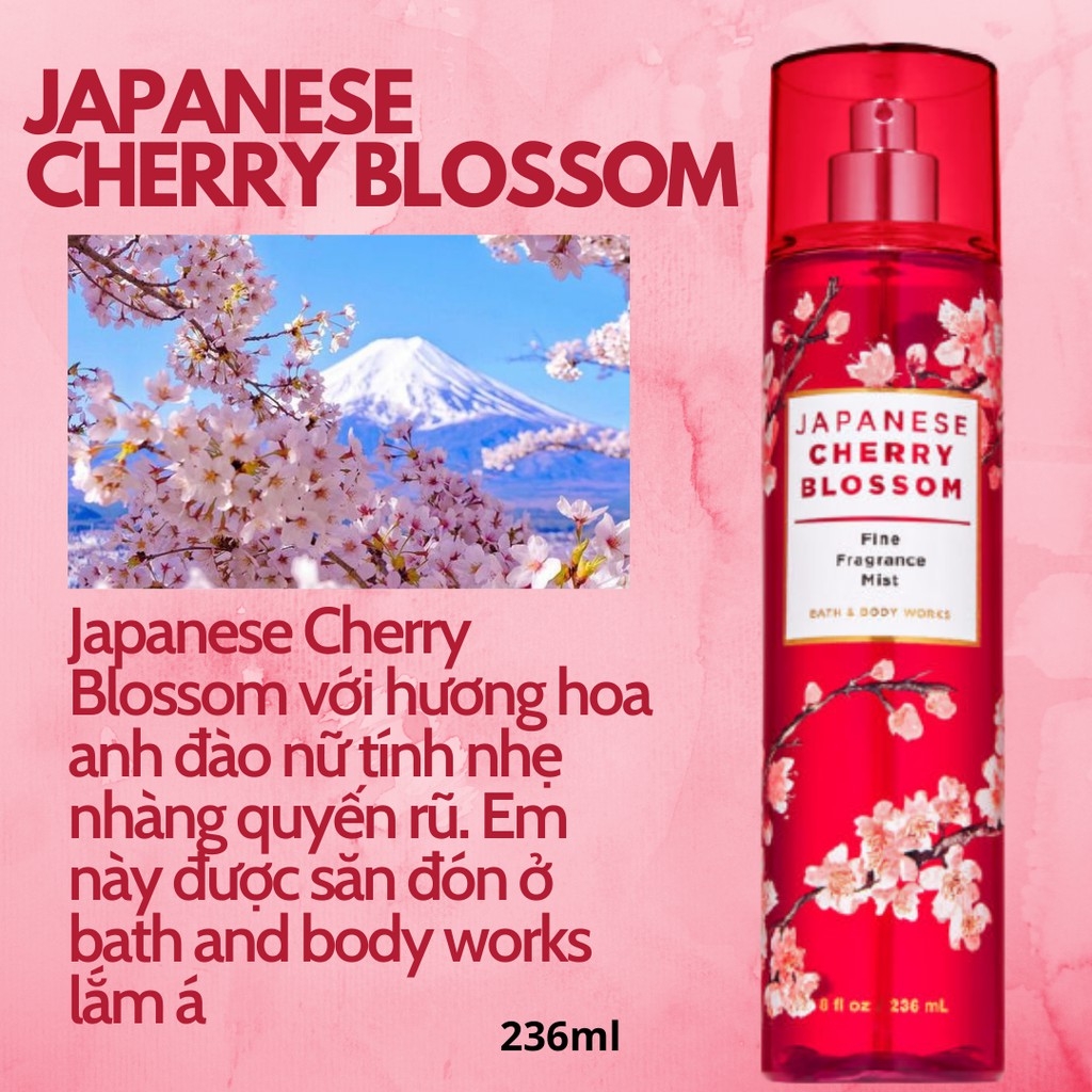 XỊT THƠM BODY MIST  - SỈ INBOX