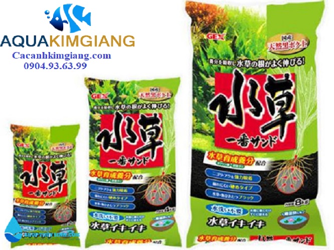 Phân nền thủy sinh GEX xanh - bao 4kg