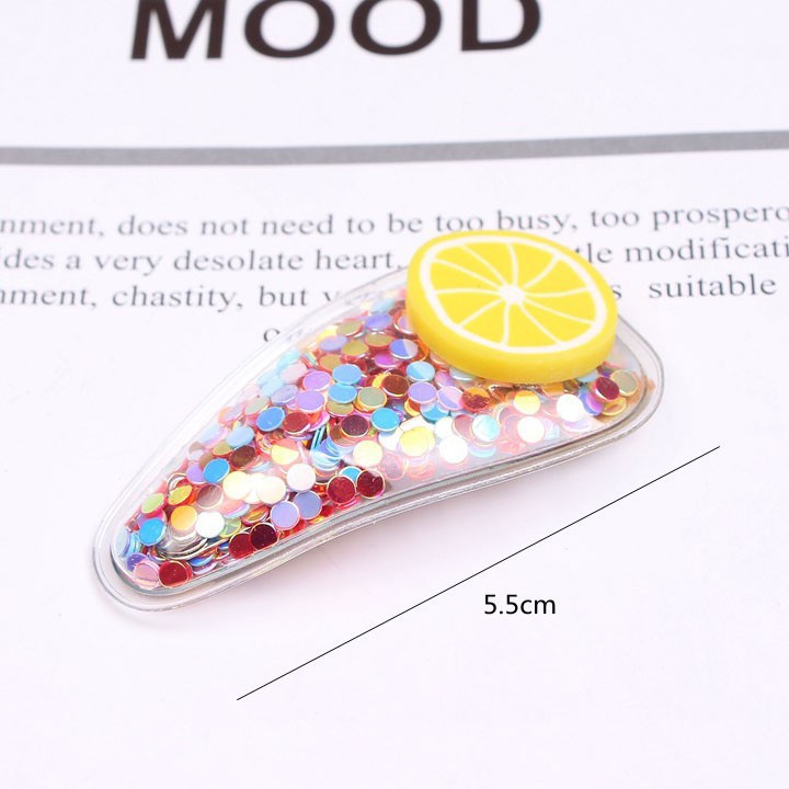 Set 5 Kẹp tóc nữ đẹp hình trái cây cực xinh
