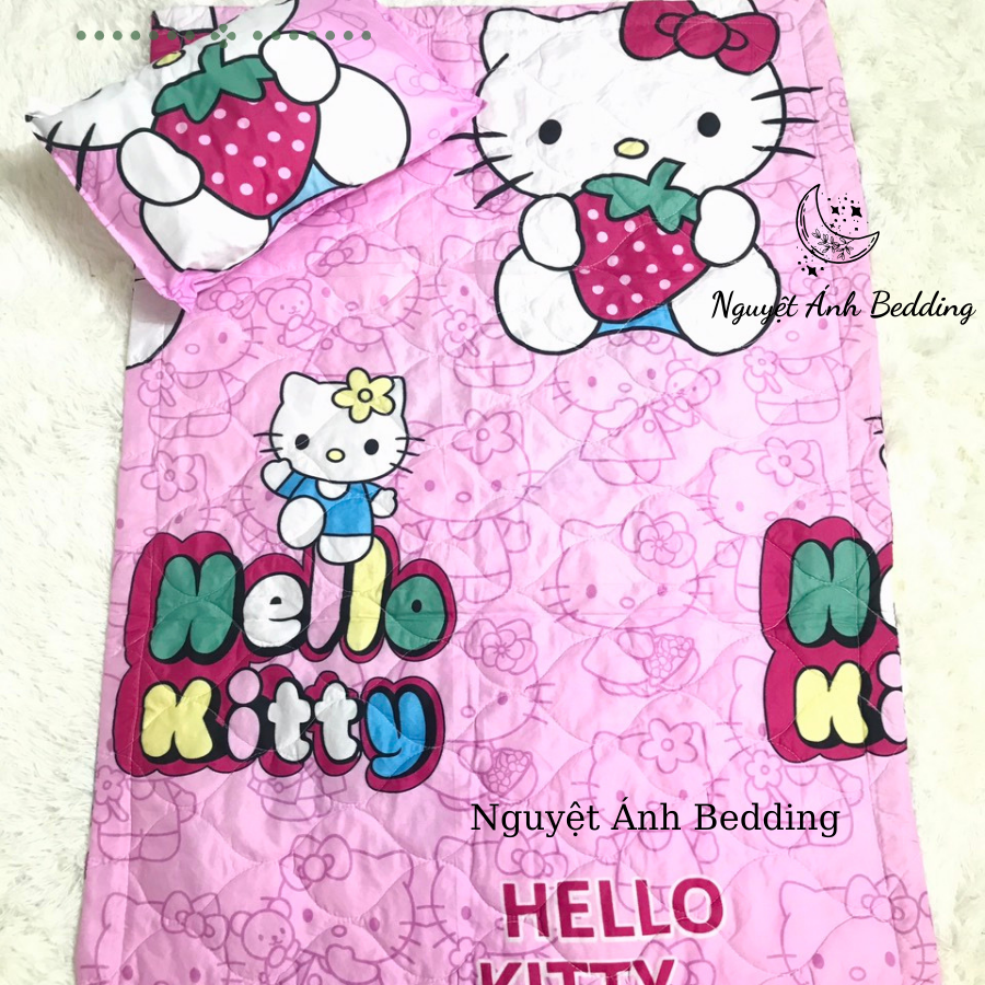 (Được chọn mẫu) Chăn cho bé đi học mẫu Ô tô, chăn hè, chăn chần bông gòn cho bé