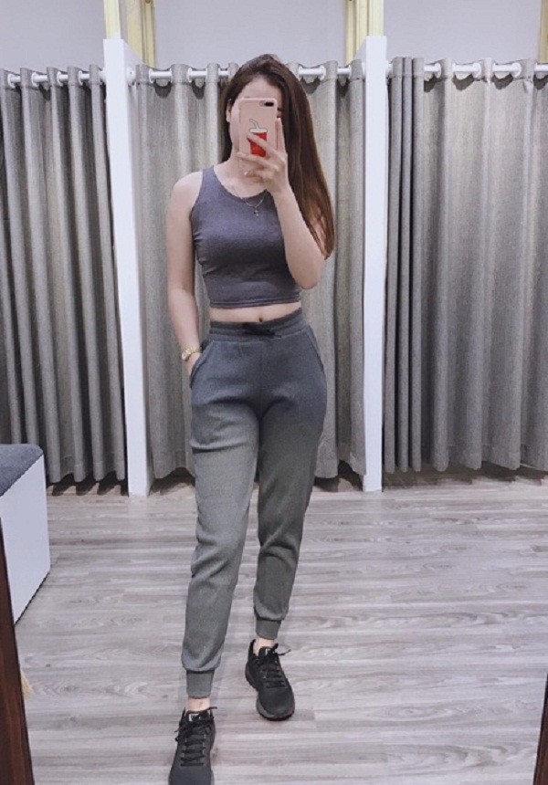 Quần Jogger len tăm thời trang