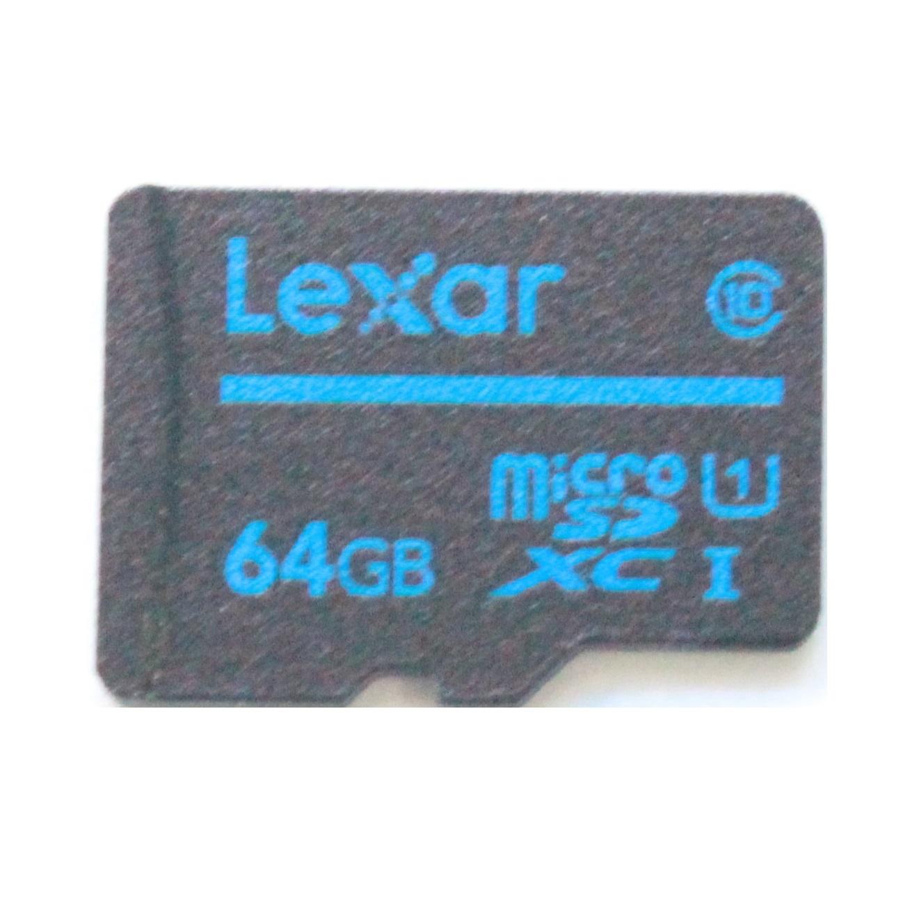 Thẻ nhớ MicroSDXC Lexar 64GB Class 10 U1 80Mb/s (Đen) PHỤ KIỆN 1986