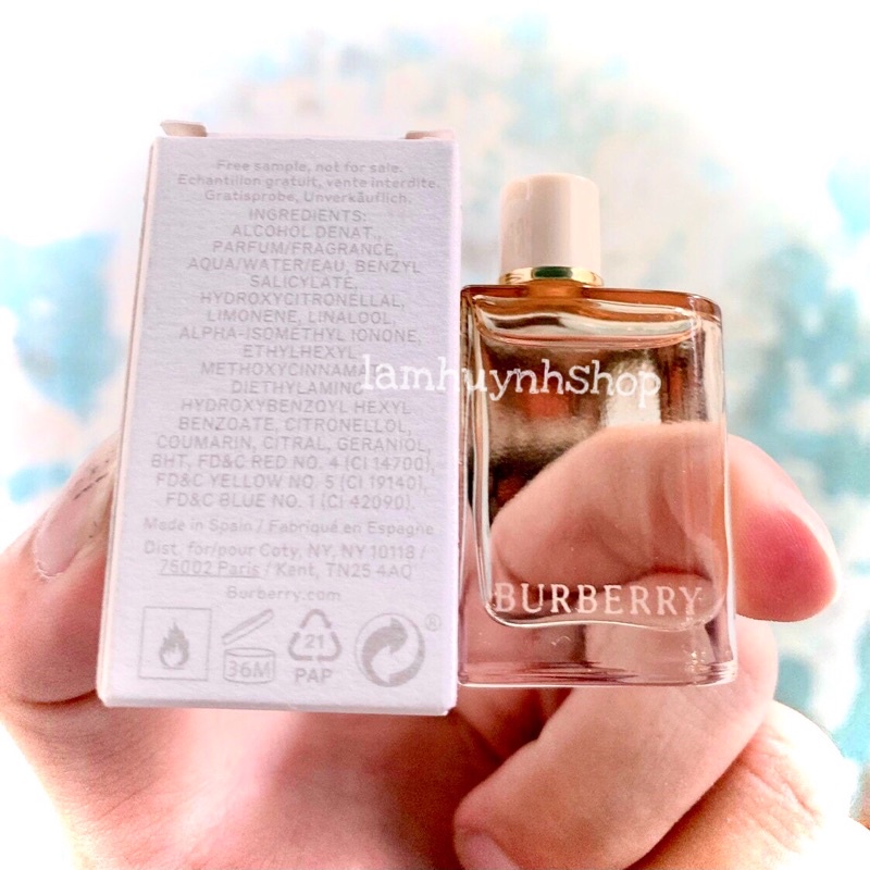 [ CHÍNH HÃNG] Nước hoa mini BBR HER LONDON DREAM 5ml