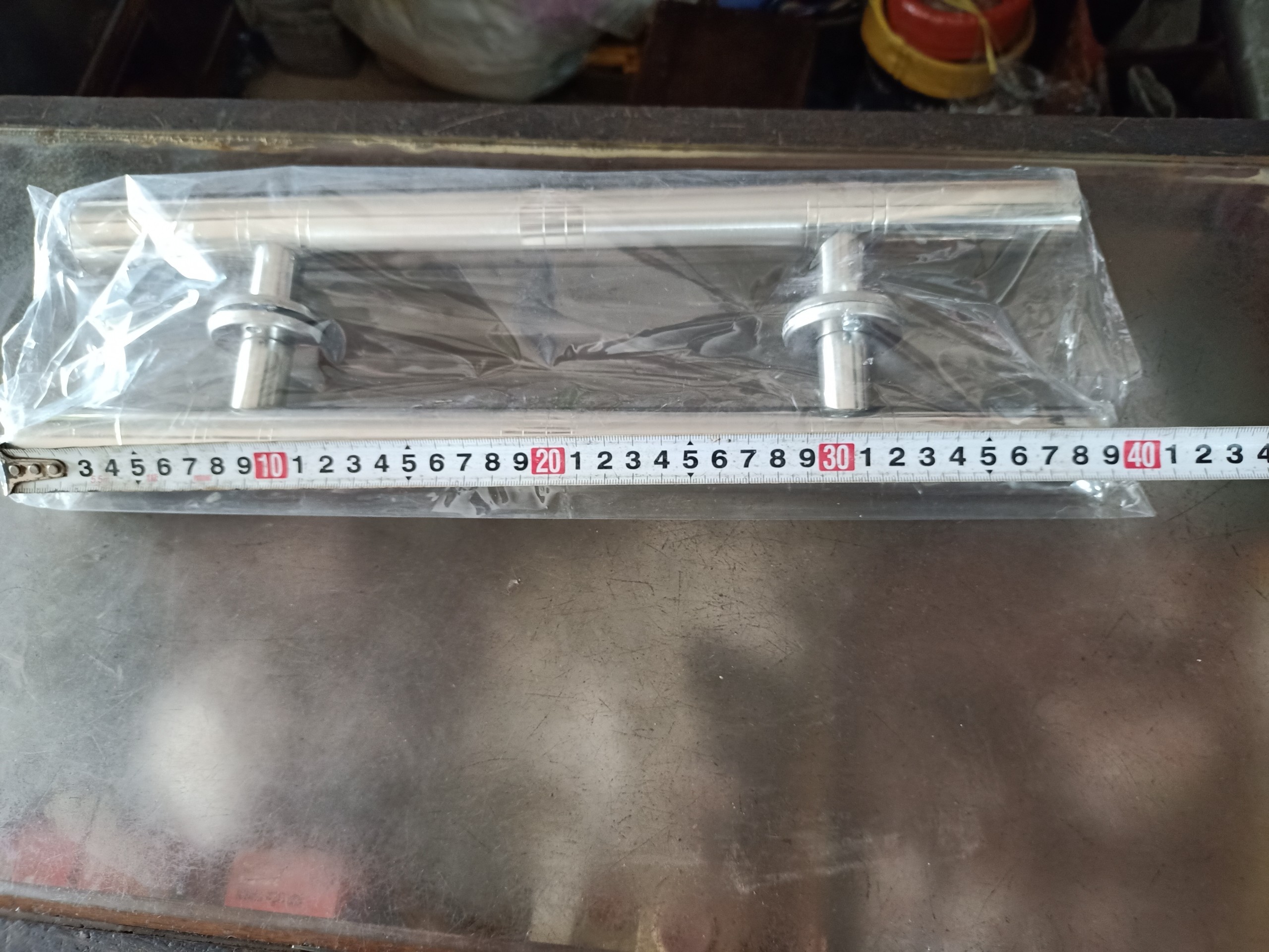 TAY NẮM CỔNG INOX DÀI 4T (40CM)