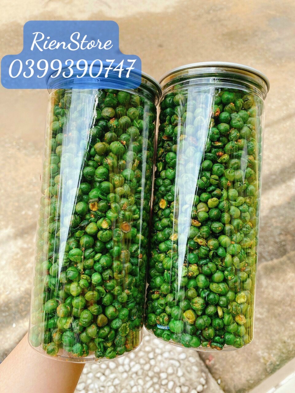 2 hộp đậu hà lan ( lon pet 450g)
