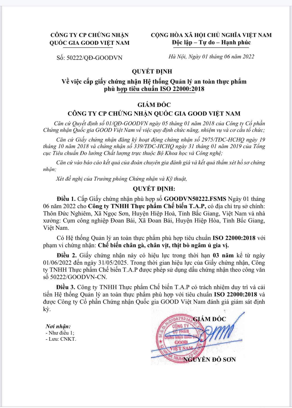 10 CHÂN GÀ TAP FOOD (CHÂN GÀ VIỆT NAM( LOẠI 50 GRAM)