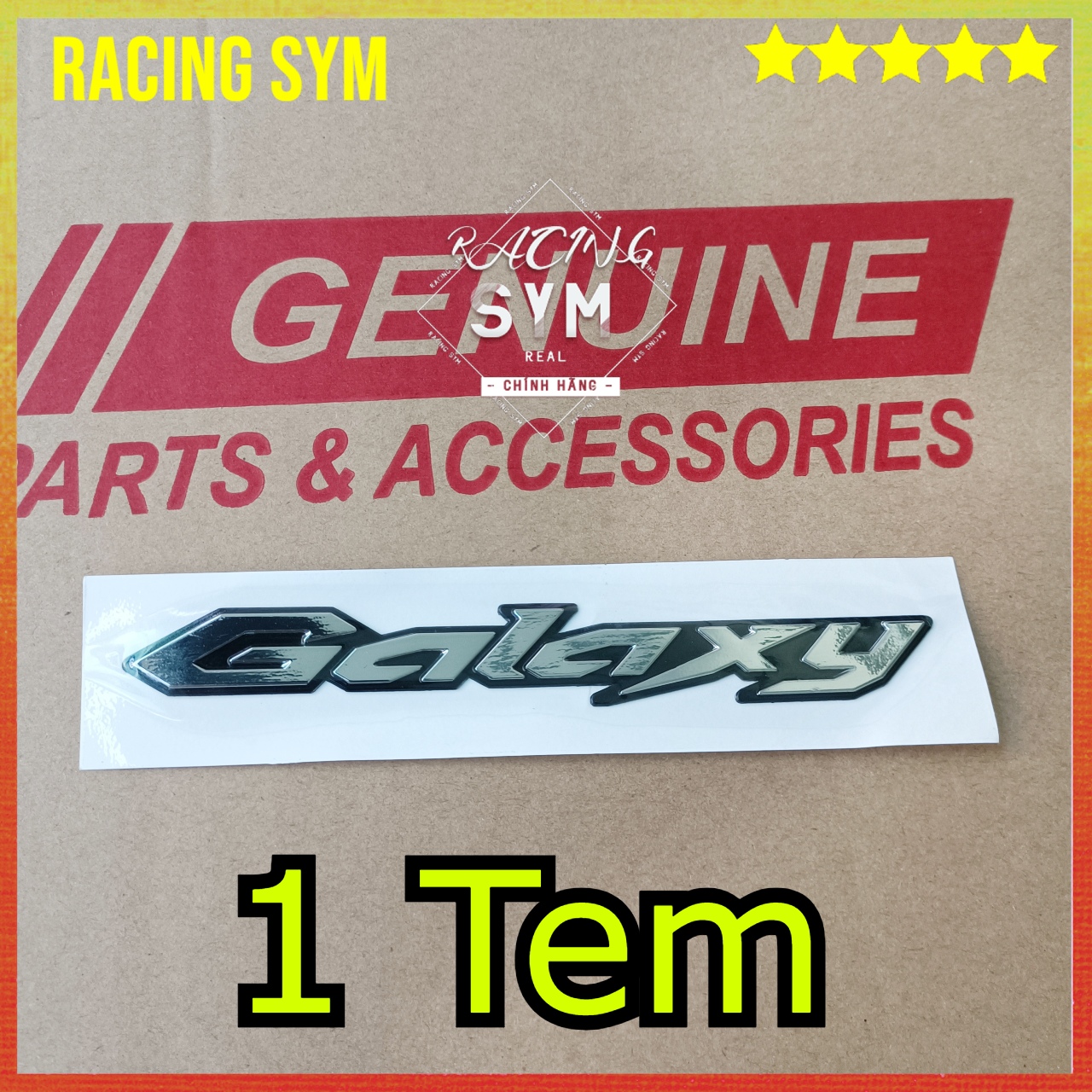 Logo chữ nổi Galaxy Chính Hãng SYM - Logo Galaxy