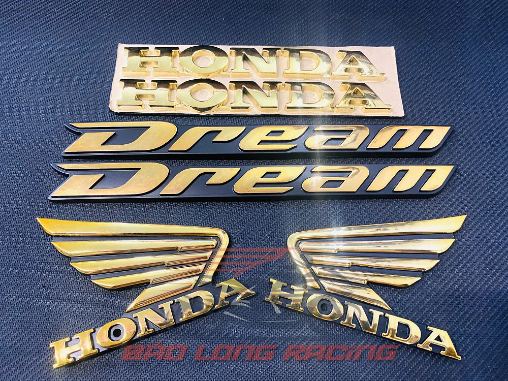 Bộ tem Dream dành cho xe đi kiểng (6 món) màu Vàng