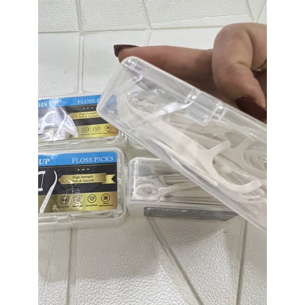 Tăm Chỉ Nha Khoa Hàn Quốc Bis-up (Hộp 50 cây)