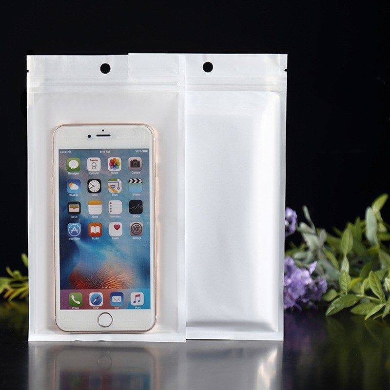 ( HÀNG NHẬP) Túi zip lock trắng sữa
