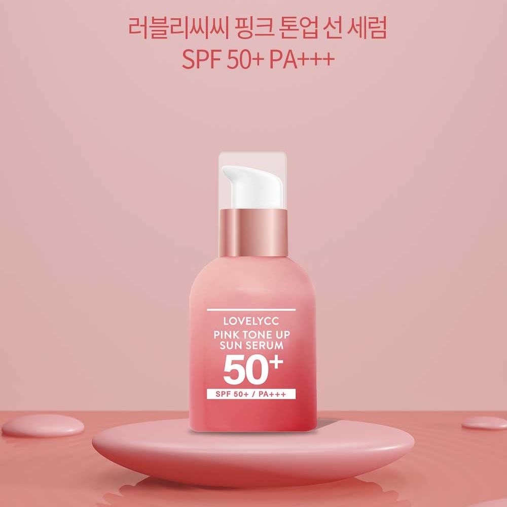 Serum Dưỡng Trắng Da Cellapy Pink Tone Up Ampoule TC 30gr / Lovelycc Pink Tone Up Sun Serum 30gr