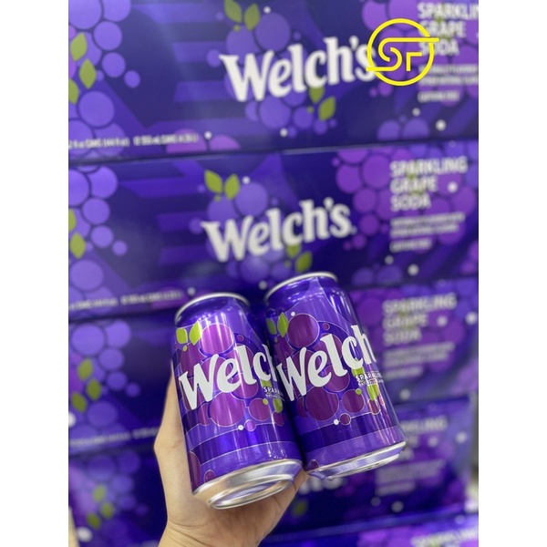 Nước ngọt Welch’s Mỹ thùng 12 lon
