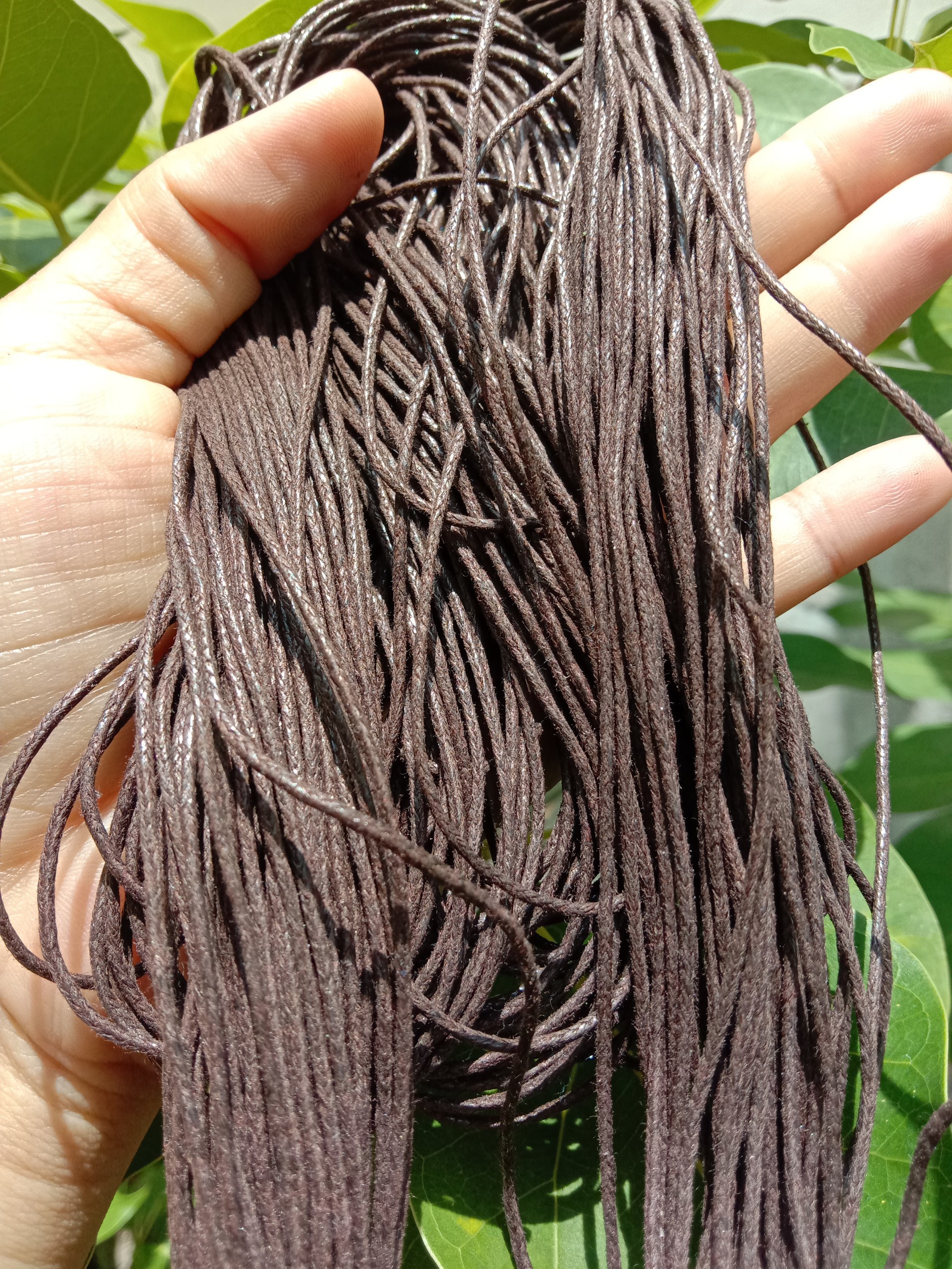 Dây cối size 1mm size nhỏ kích thước 2m làm vòng tay vòng cổ tay nghề thủ công