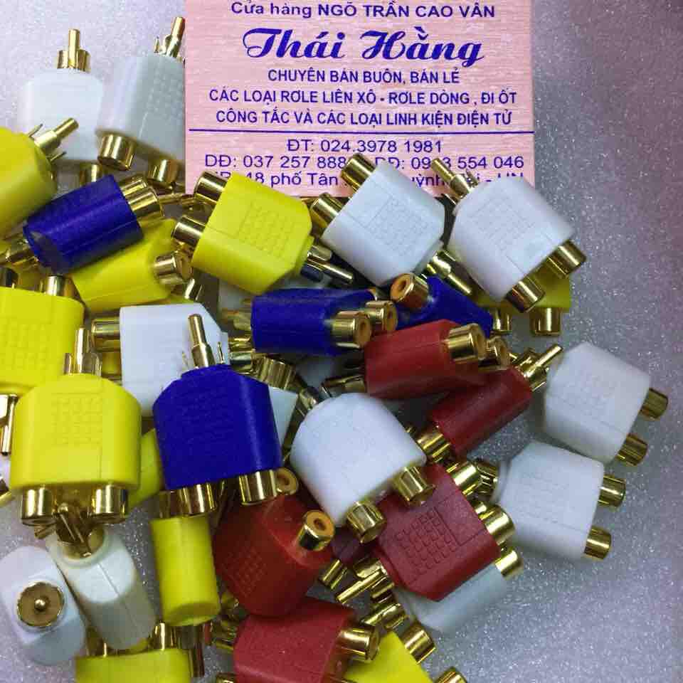 Jack nối 3 chạc AV giá cho 5 chiếc