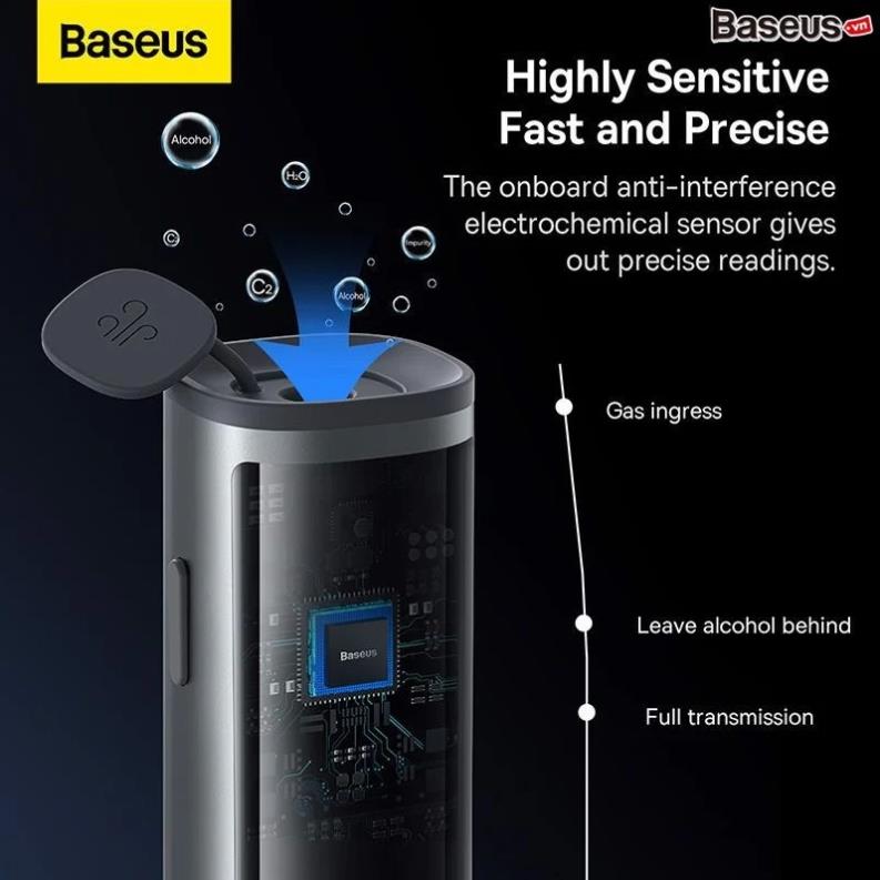 Máy đo nồng độ cồn tự động Baseus màn hình LED