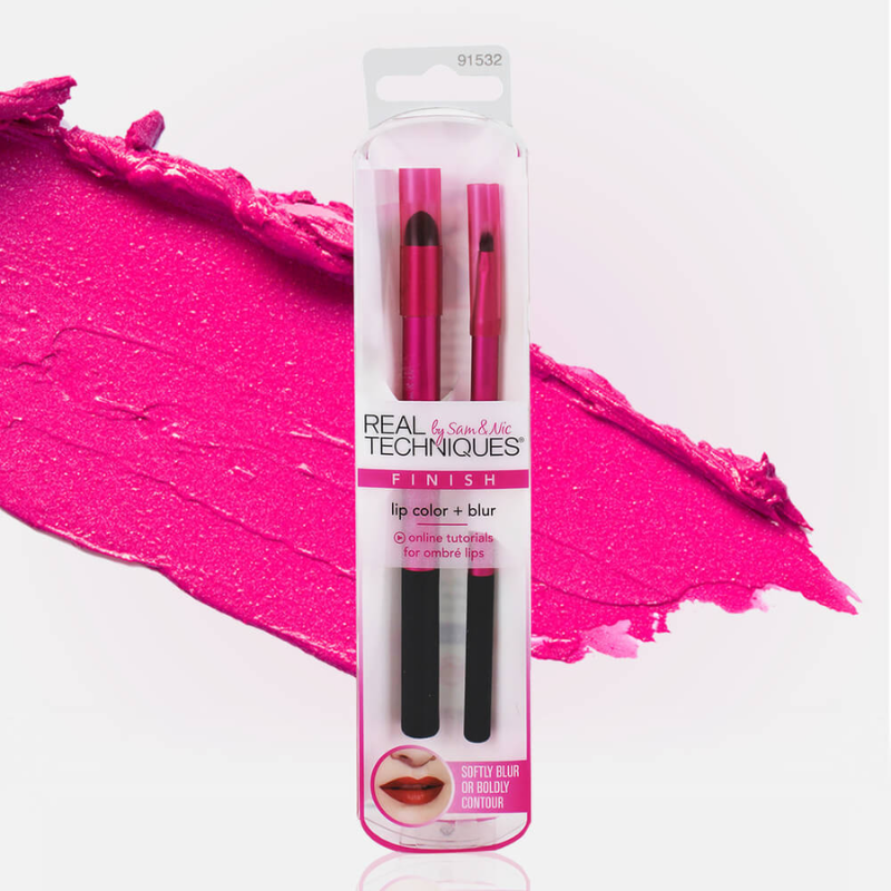 Set Cọ Viền Và Tán Màu Môi - Real Techniques Lip Color & Blur