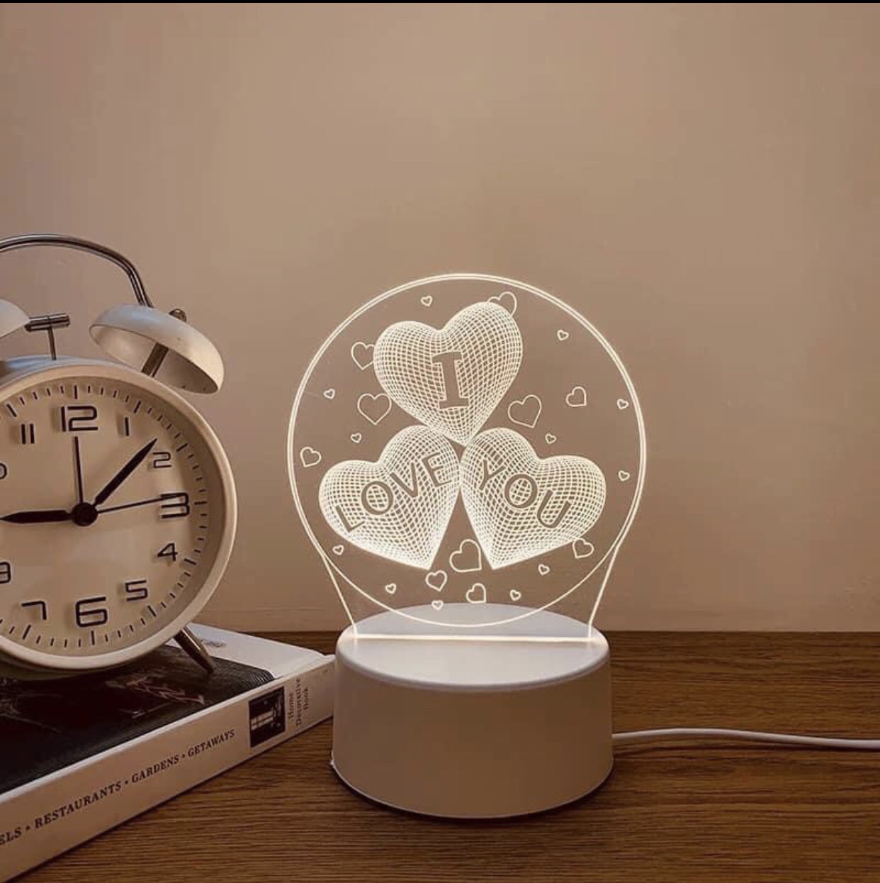 Đèn ngủ LED 3D trang trí - quà tặng độc đáo